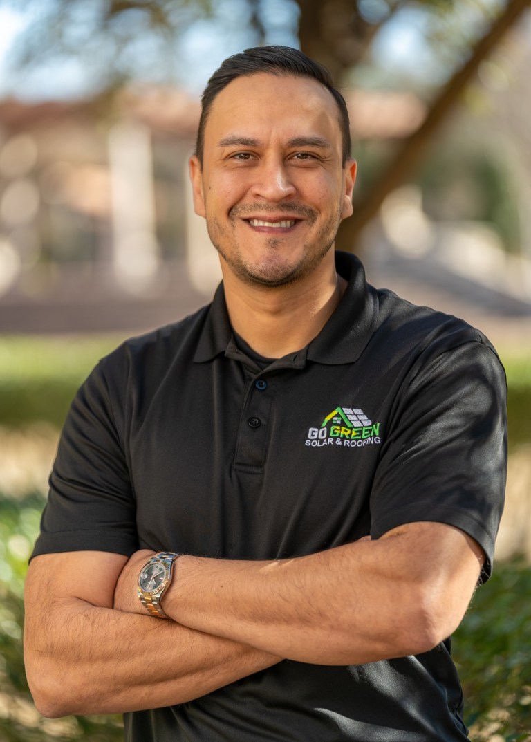 Joseph, co-owner of Go Green Roofing