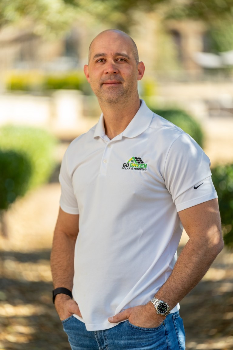Clint, co-owner of Go Green Roofing